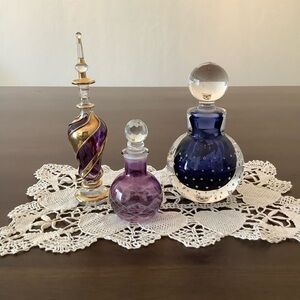 Elegant Glass Perfume Bottles
